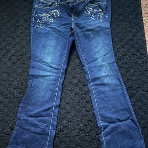APT 9 Women Blue Jeans Size 16 Bootcut